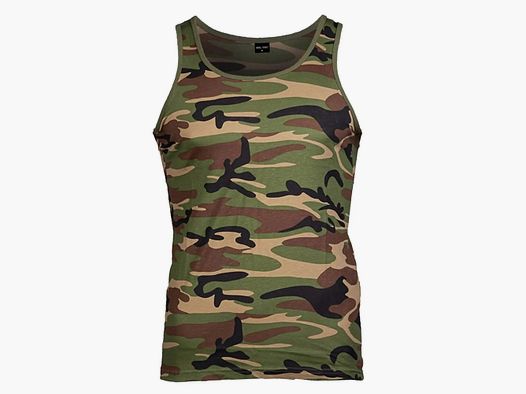 Mil-Tec Mil-Tec Tank-Top - Woodland / S Herren