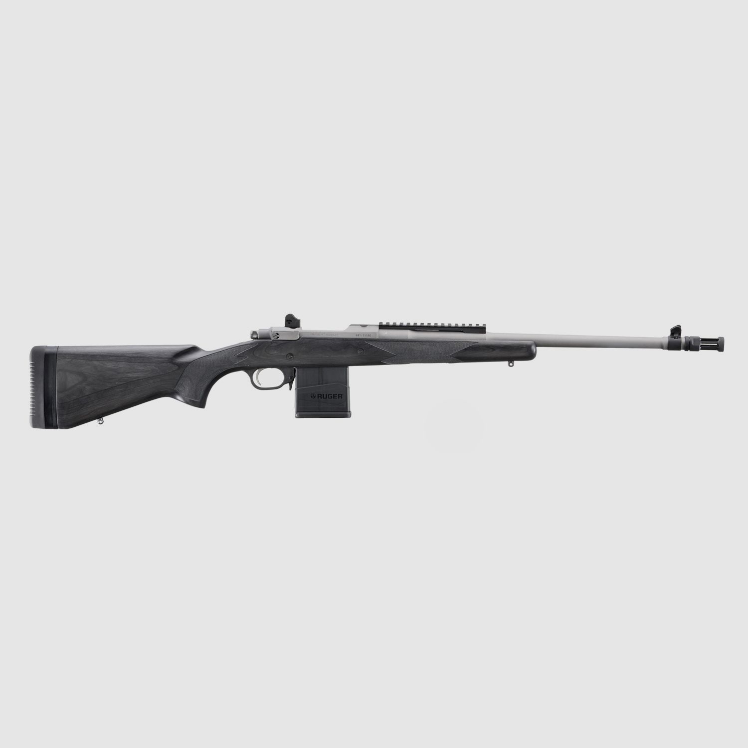 RUGER SCOUT RIFLE .308 WIN 18,7"/47,5CM 5/8"-24 LINKSHAND SCHWARZ