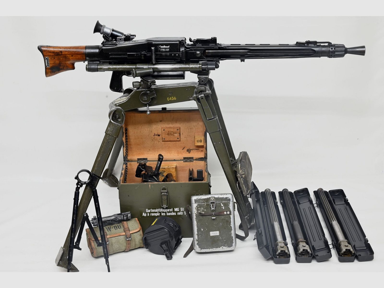MG W+F 51, Occ., 7.5×55 (GP11), Seriefeuerwaffe, mit Zubehör lt. Anhang, Bild 1 von 5