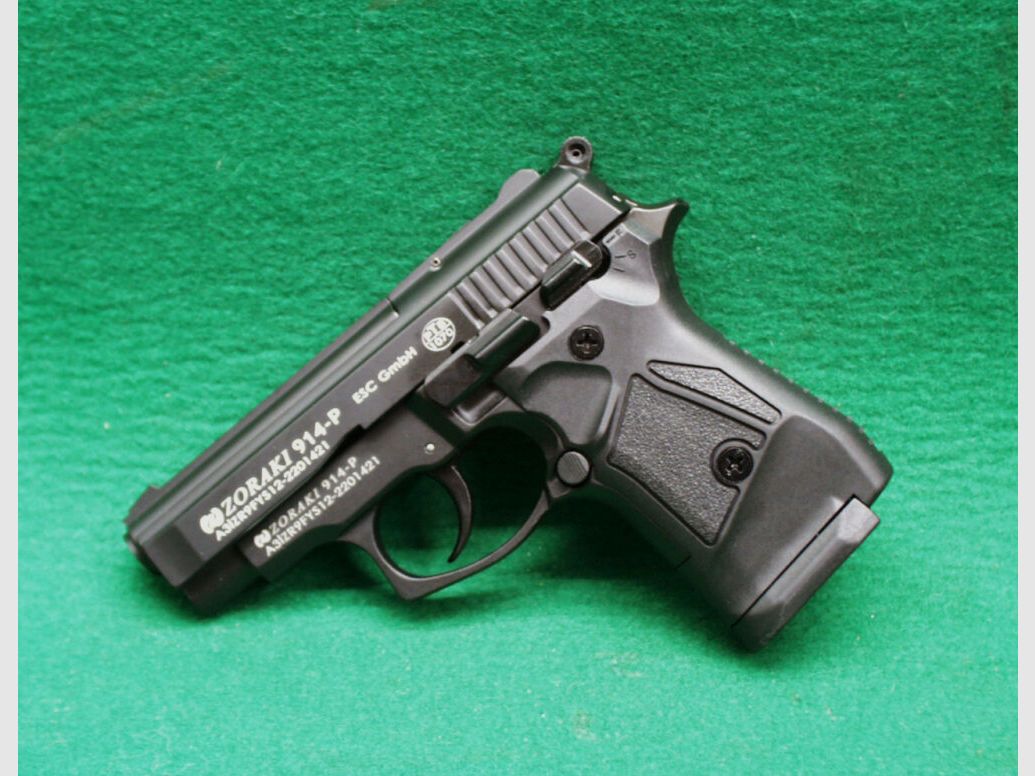 Zoraki 914 Schreckschusswaffe, schwarz