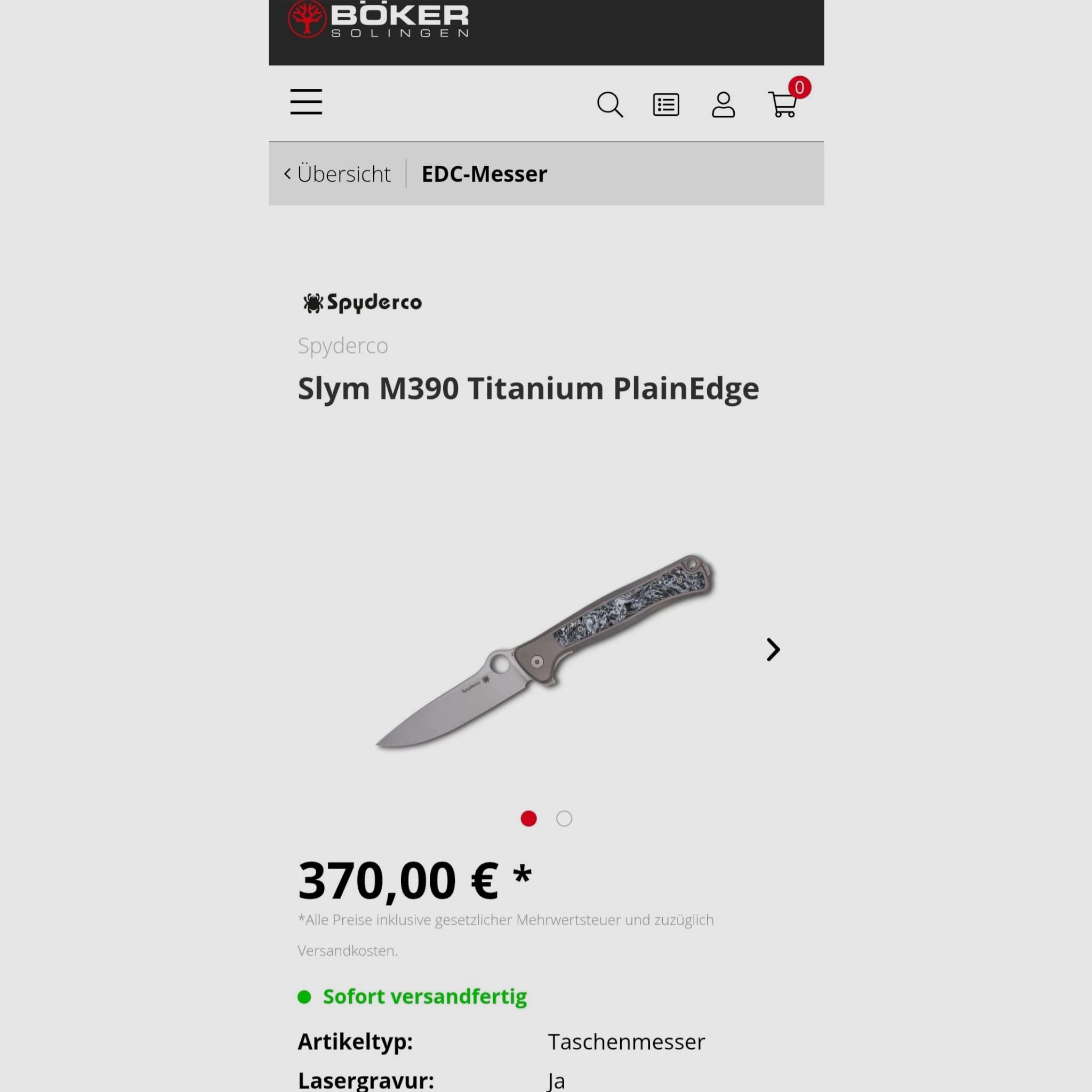 Spyderco Slym Titan. Lionsteel. Nóż. Nóż kieszonkowy