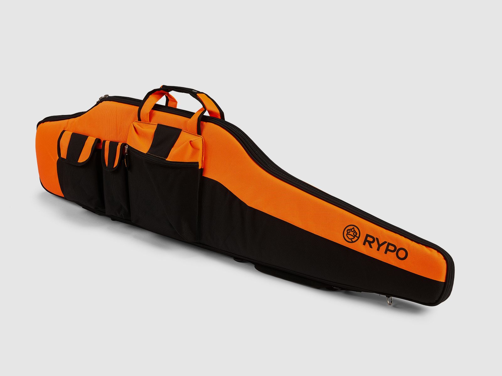 Rifle case with 3 side pockets