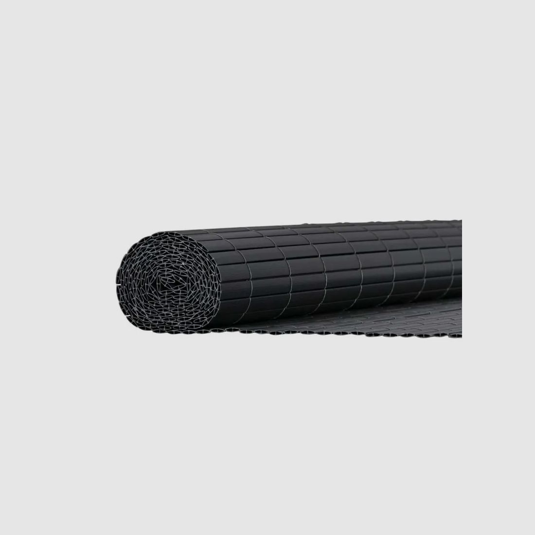 Canisse PVC occultant double face 1,5x5m gris - Kit complet avec fixation, image 6 sur 17
