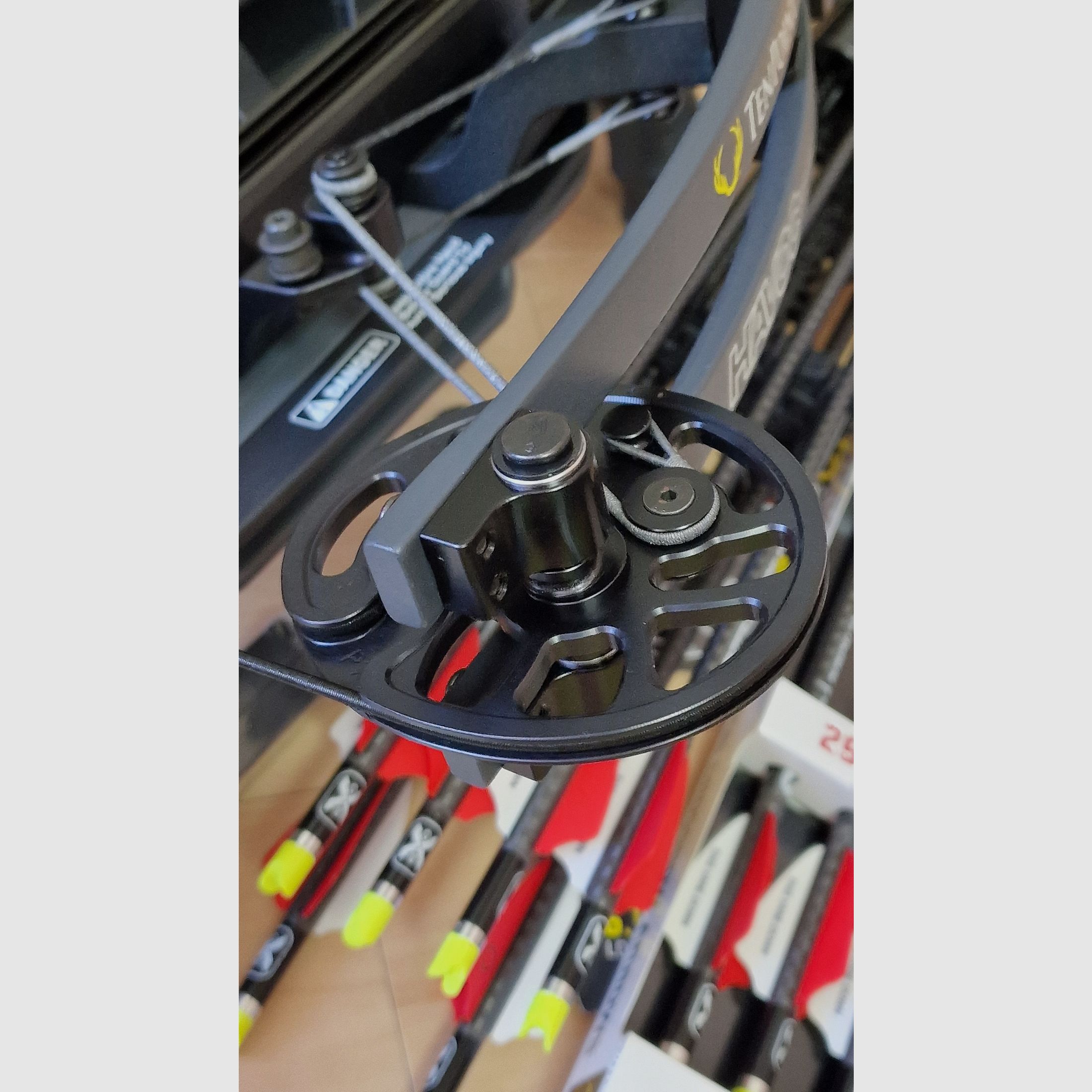 Tenpoint Havoc RS440 Grafito incluido mochila para arco de ballesta Halo HCS-20120 y 6 piezas de 16'' EVO-X Center Punch Premium flechas con Alpha-Nocks