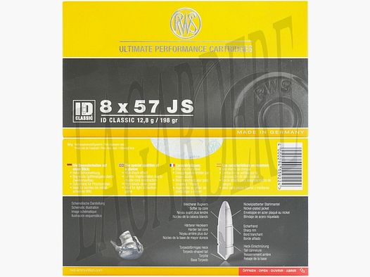 RWS ID CLASSIC TIG 12,8 G / 198 GR (cartuccia)
