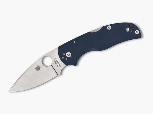 Spyderco Native 5 Blue G10 CPM-SPY27 PlainEdge EDC-Messer