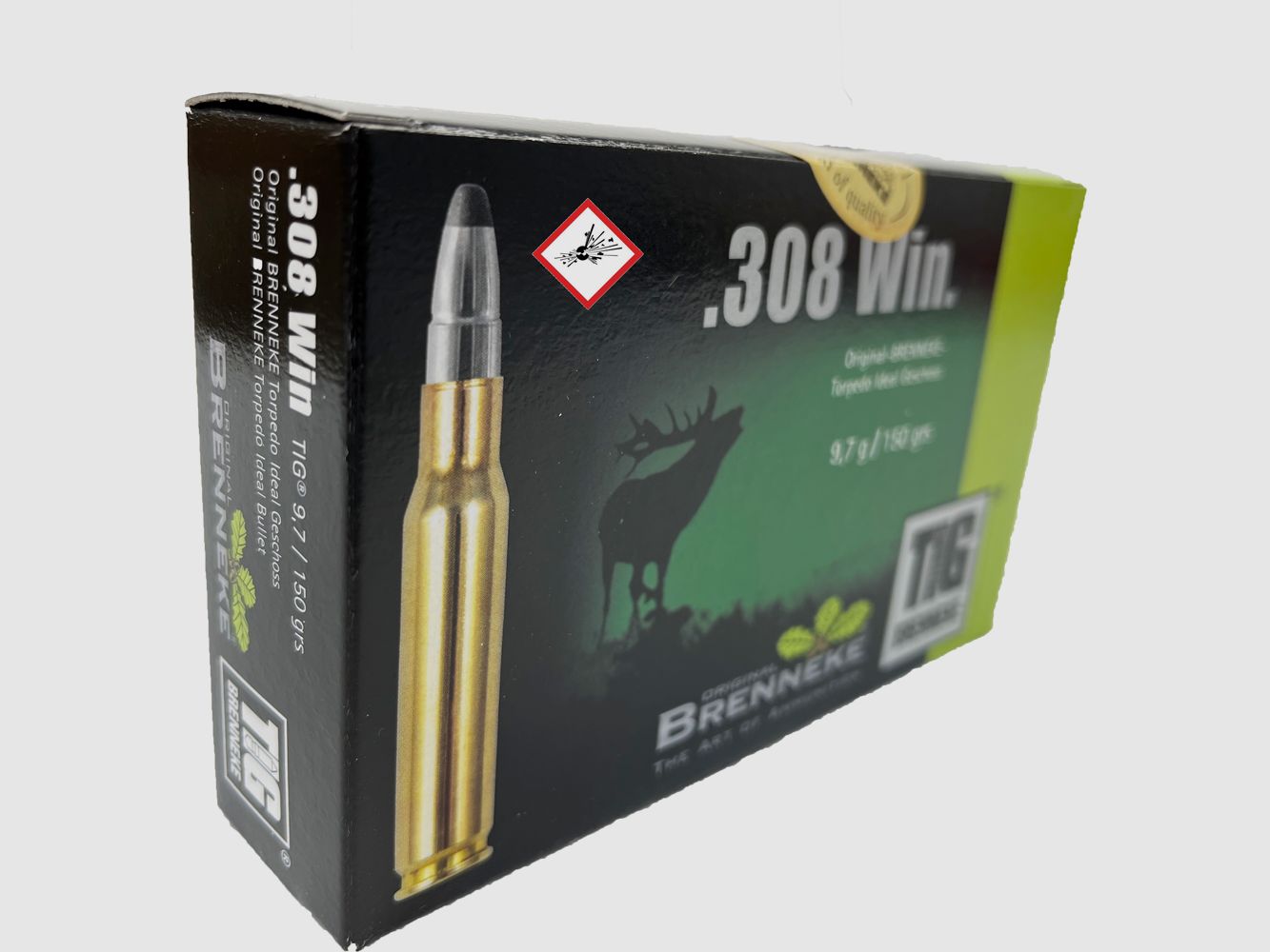 Brenneke TIG Jagdpatrone Kal. .308 Win 150grs