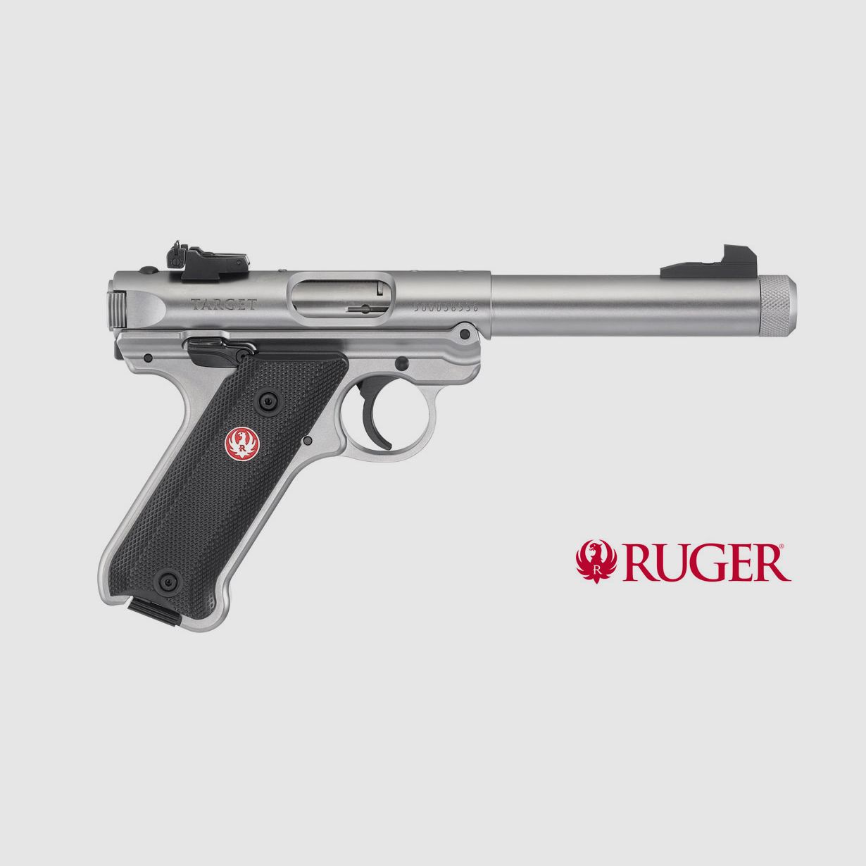Ruger Mark IV Target in acciaio inossidabile, calibro .22lr || Pistola