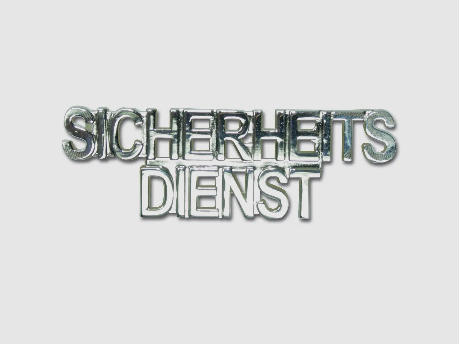 Fritzsch Kragenspiegel SICHERHEITSDIENST silberfarben