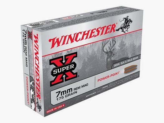 7 Rem Mag Super X Power Point 11,33g / 175gr