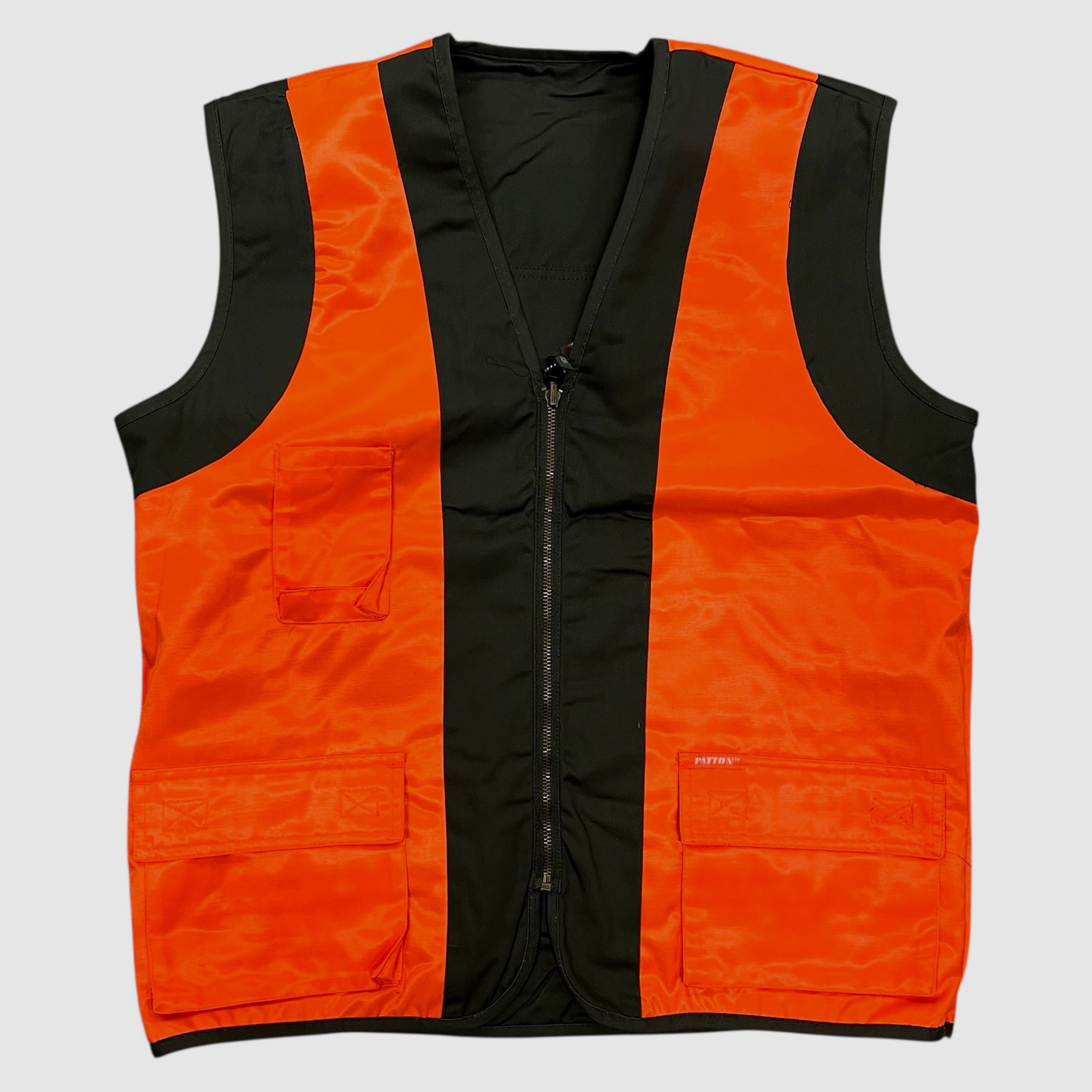 Gilet Patton reversibile Verde / Arancio, immagine 3 di 4