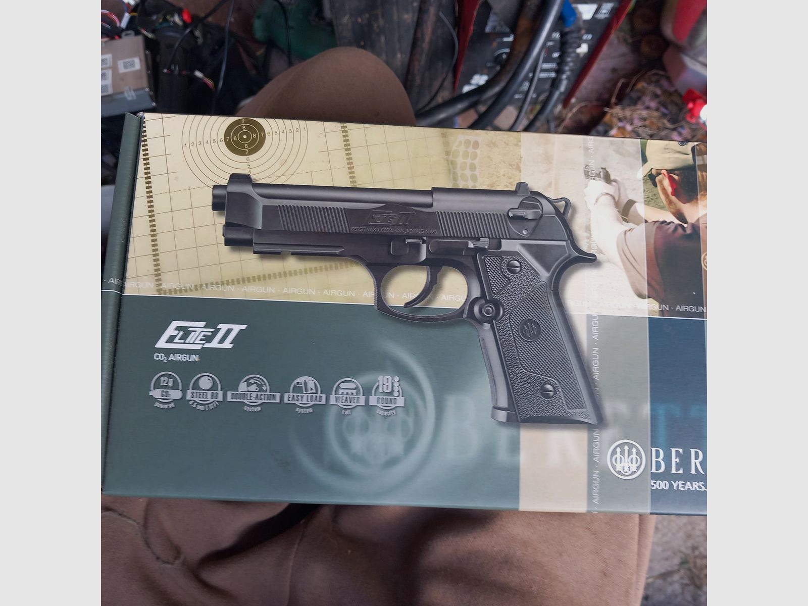 Beretta Elite 2 co pistool, afbeelding 1 van 3