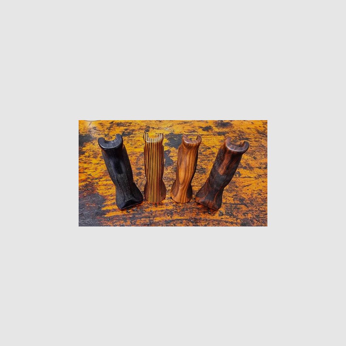 CLUB 30 grip panels for RLrange & SPOHR laminated wood tapered, ORANGE