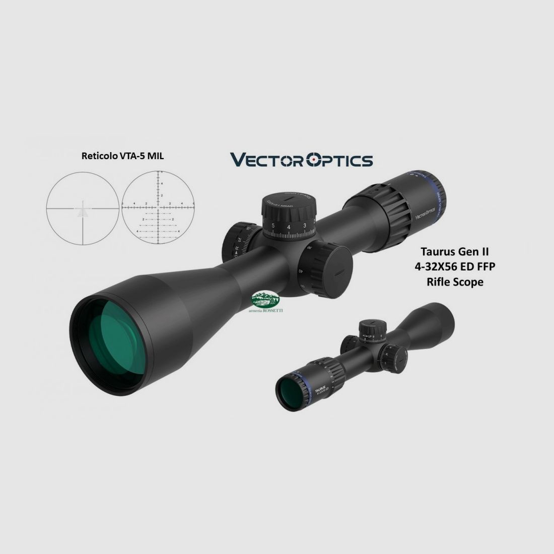 VECTOR OPTICS Taurus Gen II 4-32X56 ED FFP Zielfernrohr SCFF-34