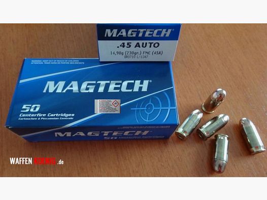 Magtech Magtech Patronen 45 ACP 14,9g VM
