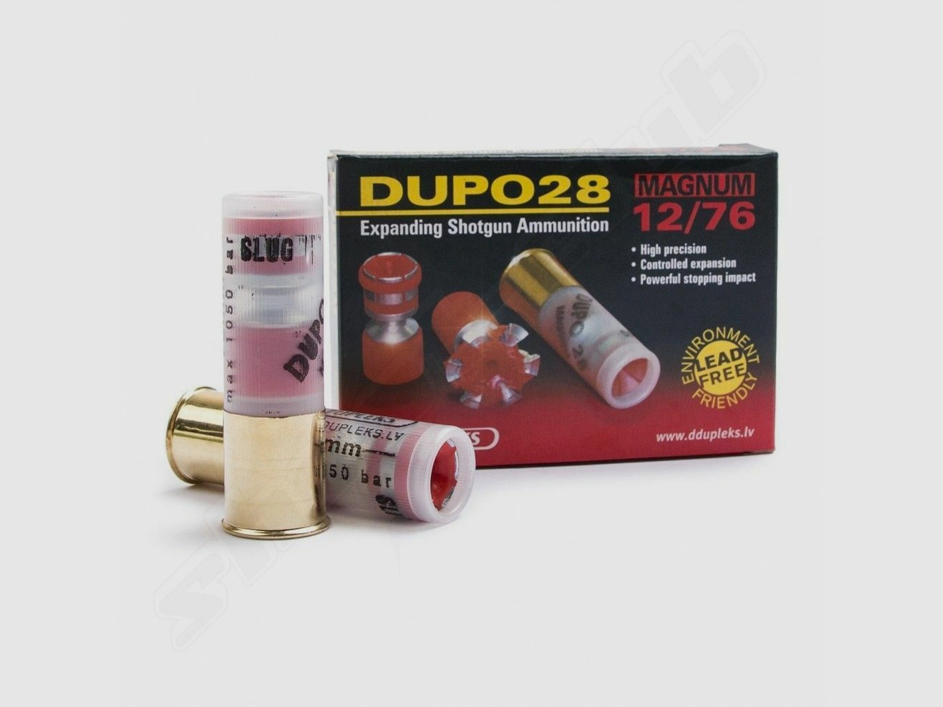 DDupleks Flintenlauf-, Jagdpatronen DDupleks DUPO Magnum 28 12/76