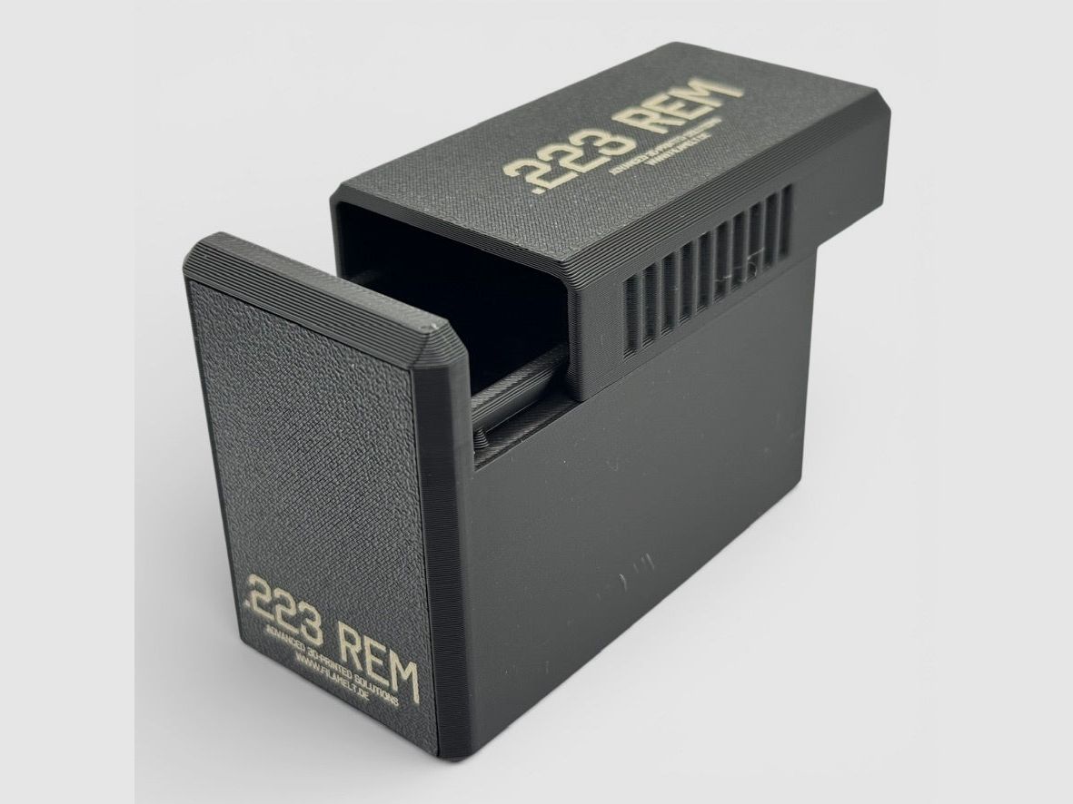 Filamelt Munitionsbox / .223 Remington / 5.56 / ‘Schiebedeckel’ / Patronenbox, Ammo Box