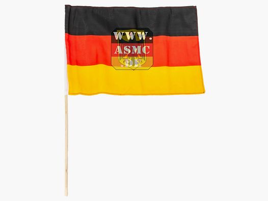 AB Handflagge 45x30 Deutschland mit Adler