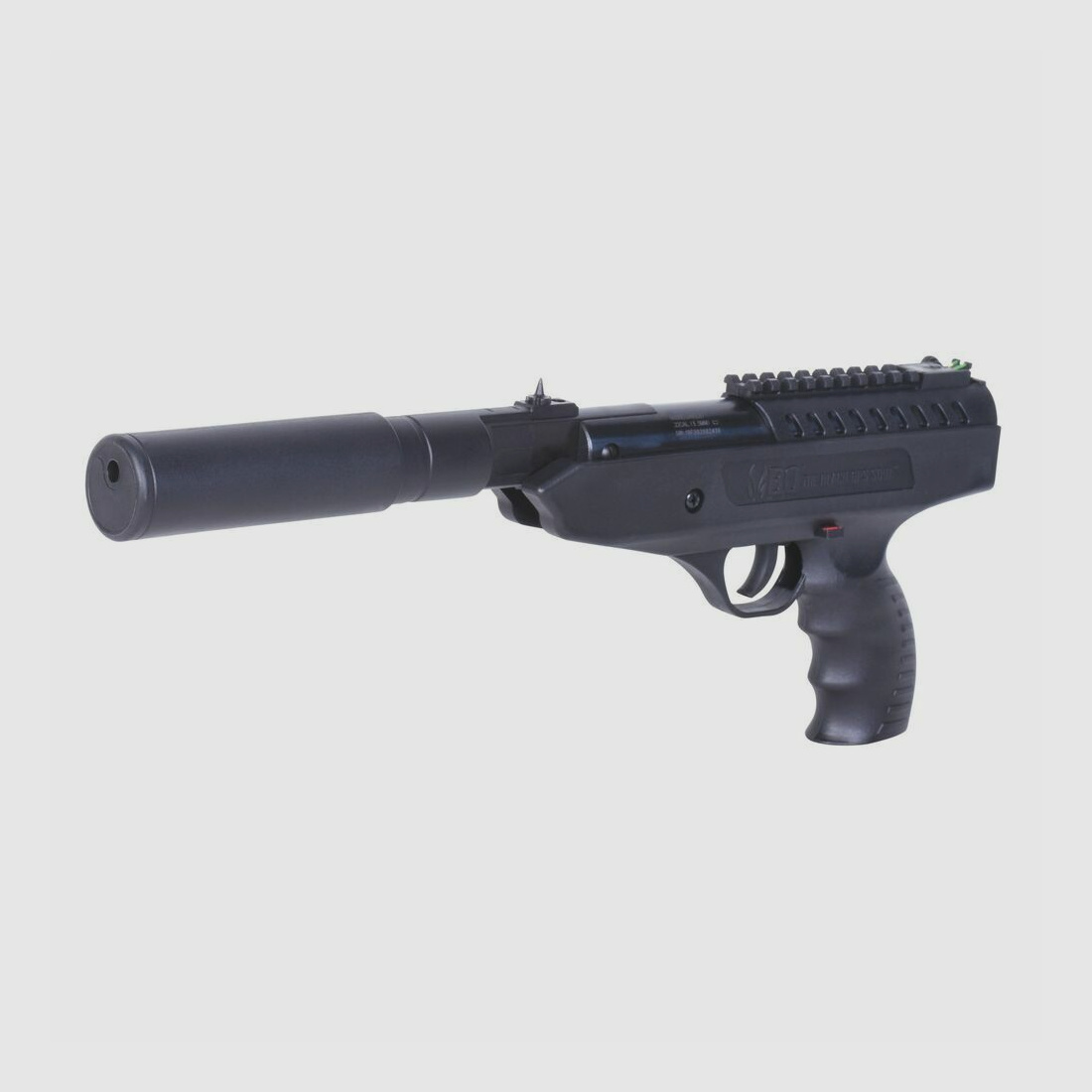 BO Langley Silencer Black 5.5mm - Air Pressure Spring Break Barrel