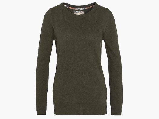 BARBOUR Sweter Okrągły Pendle Olive