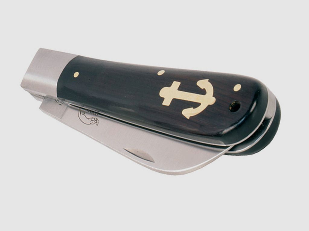 Taschenmesser Otter Ankermesser Grenadill Stahl 1.4034 KlingenlĂ¤nge 8,0 cm Grenadill-Holz Griff (P18)