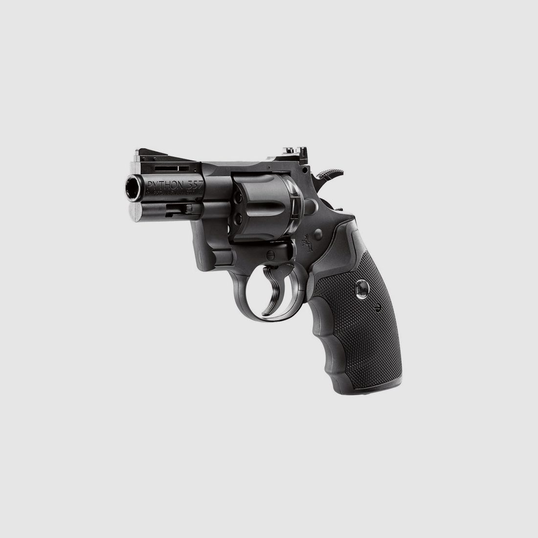 CO2 Revolver Colt Python 357 2,5 Zoll Kaliber 4,5 mm BB und Diabolo (P18)