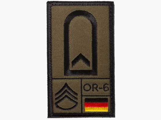 Café Viereck Café Viereck Rank Patch Feldwebel oliv