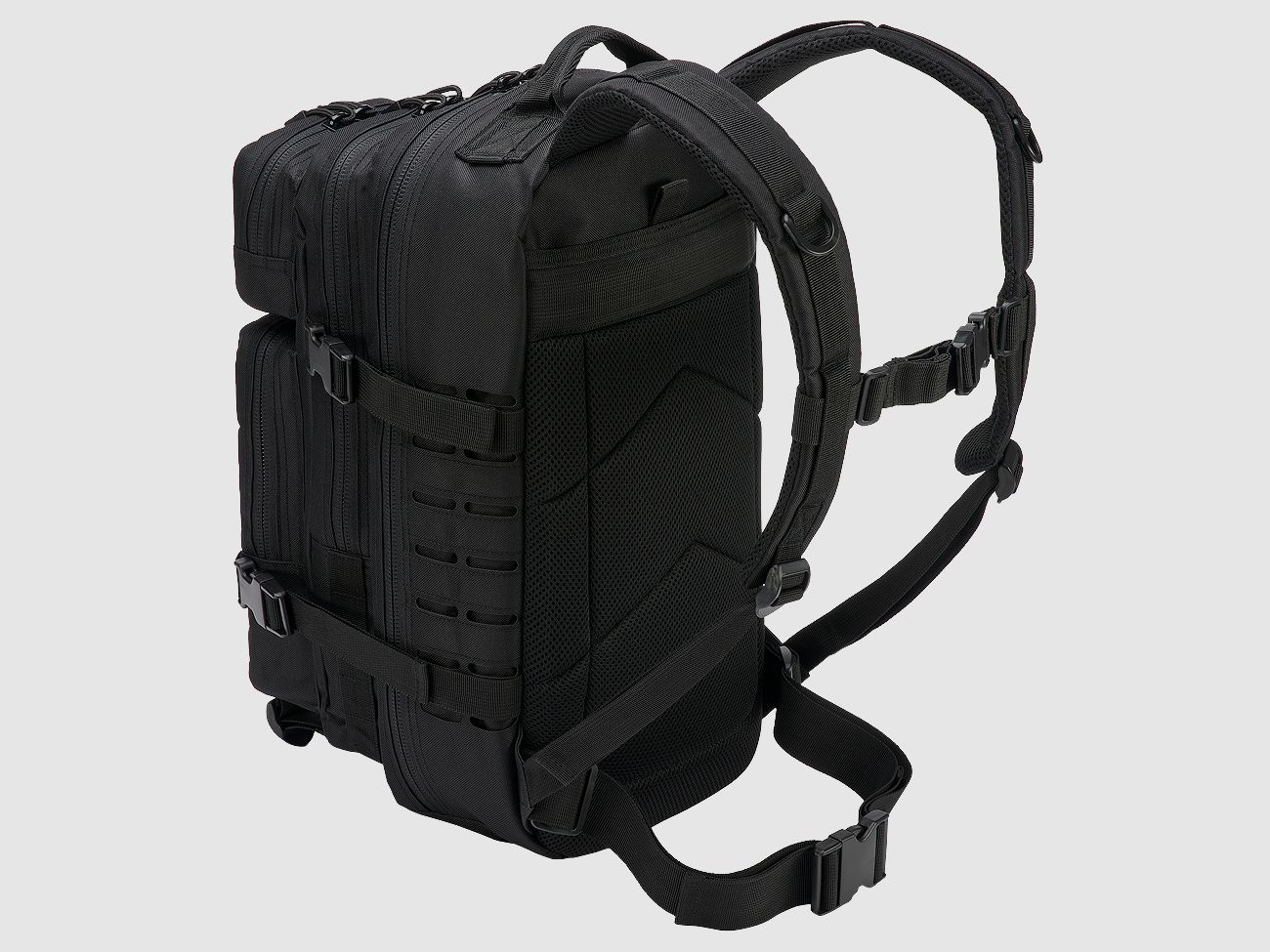 Brandit US Cooper LASERCUT Medium Farbe: Black – Mehrzweckrucksack (25-Liter-Klasse)