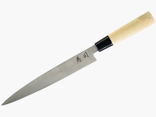 Cuchillo de cocina Sashimi, caja de madera