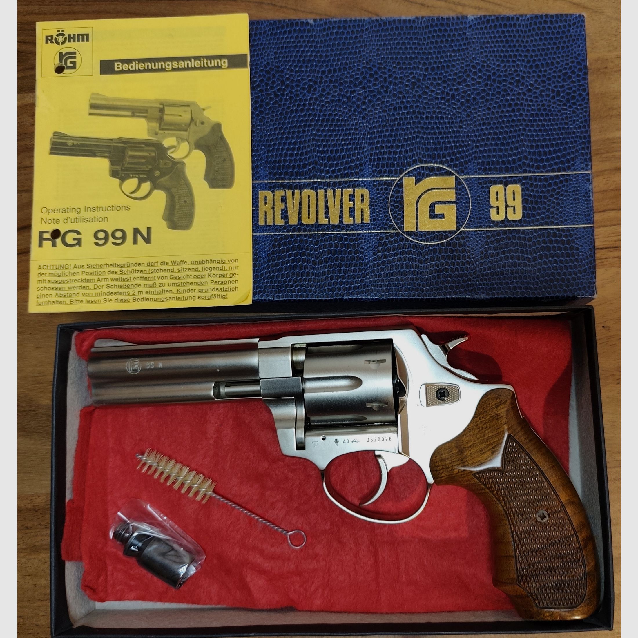 Röhm RG 99 N Nickel PTB 597 Sehr guter Zustand OVP! Sahnestück!