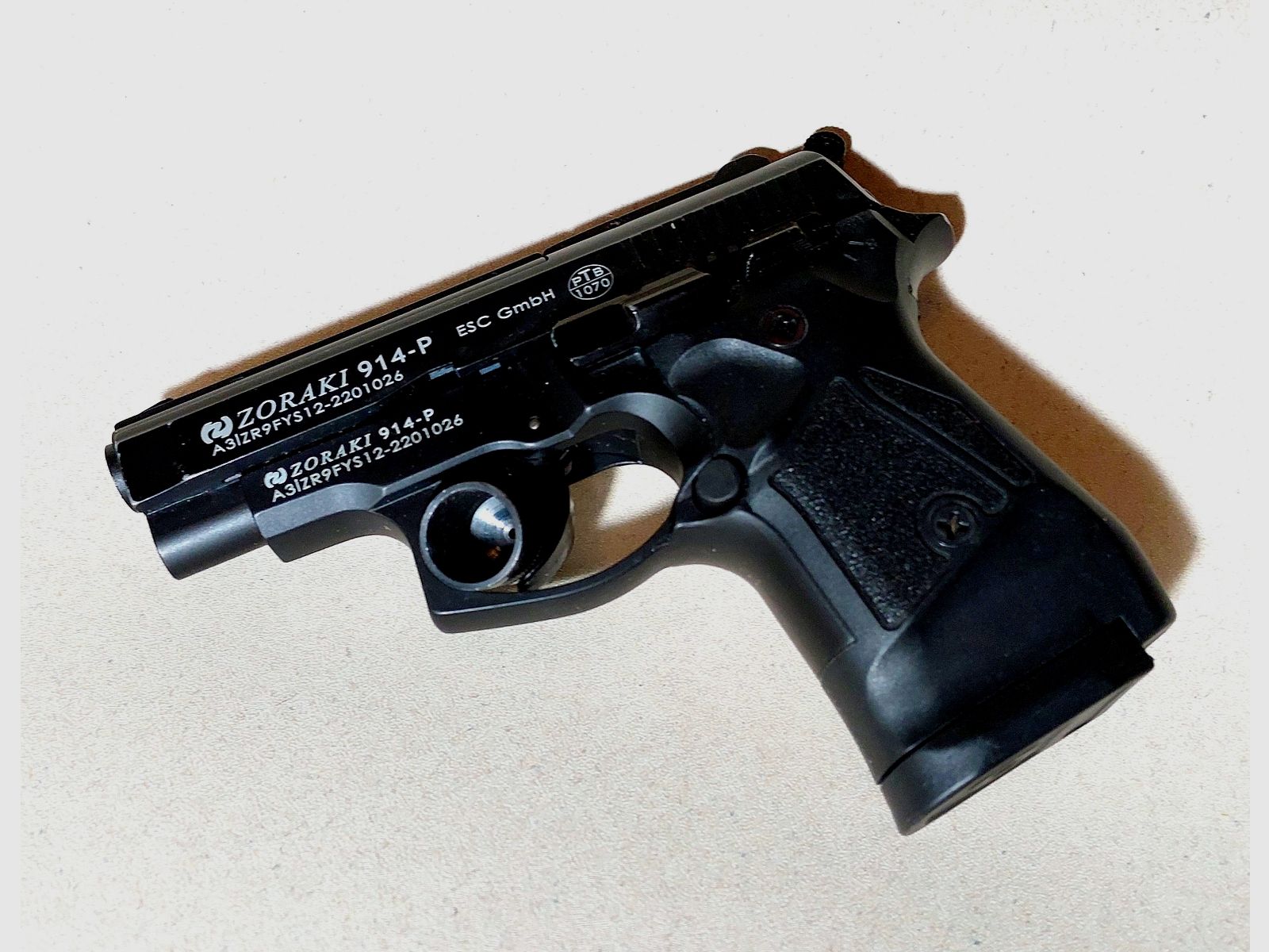Zoraki 914 brüniert 9mm P.A.K. 