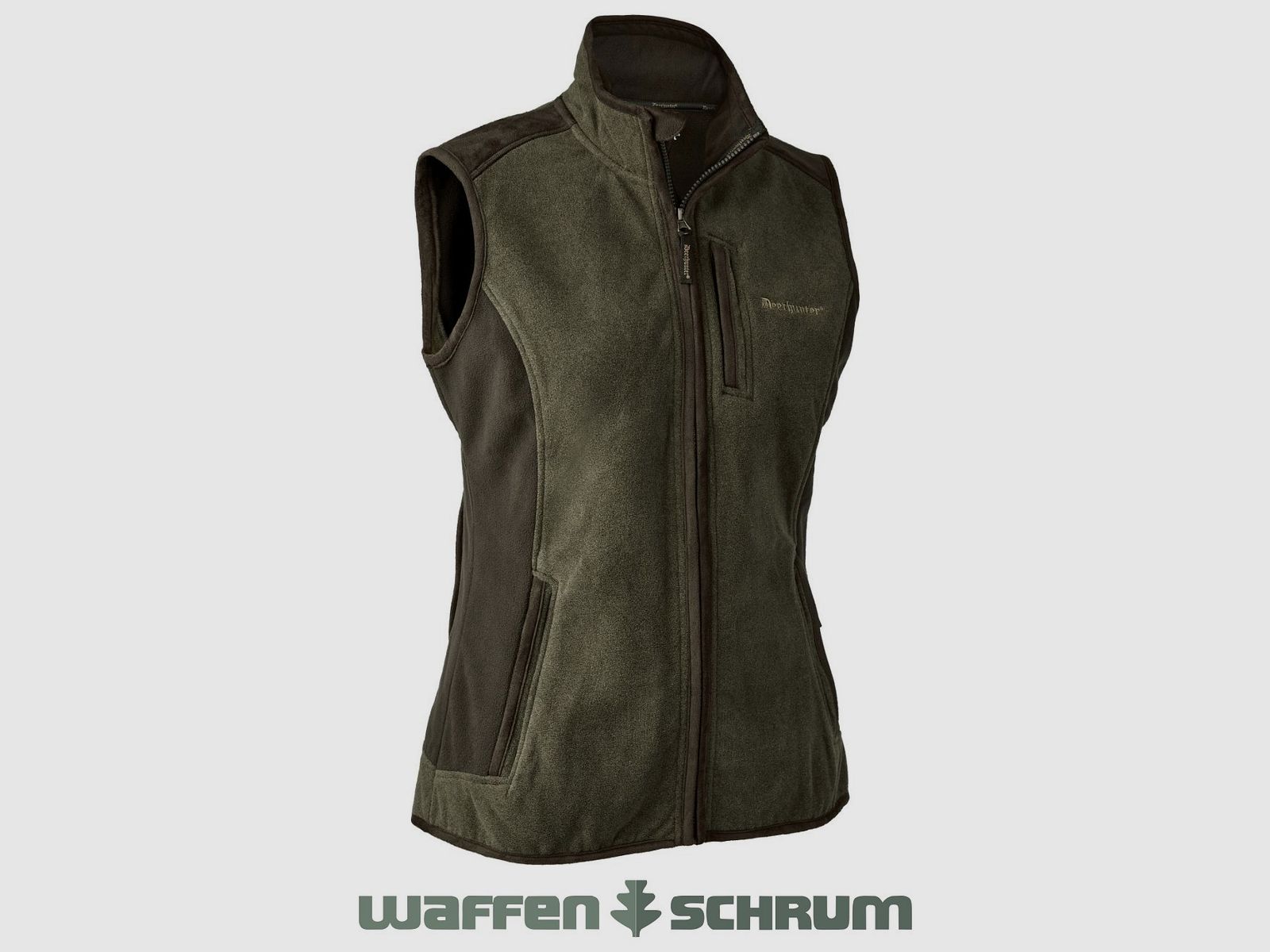 Deerhunter Fleeceweste Pam Bonded Graphite Green Melange