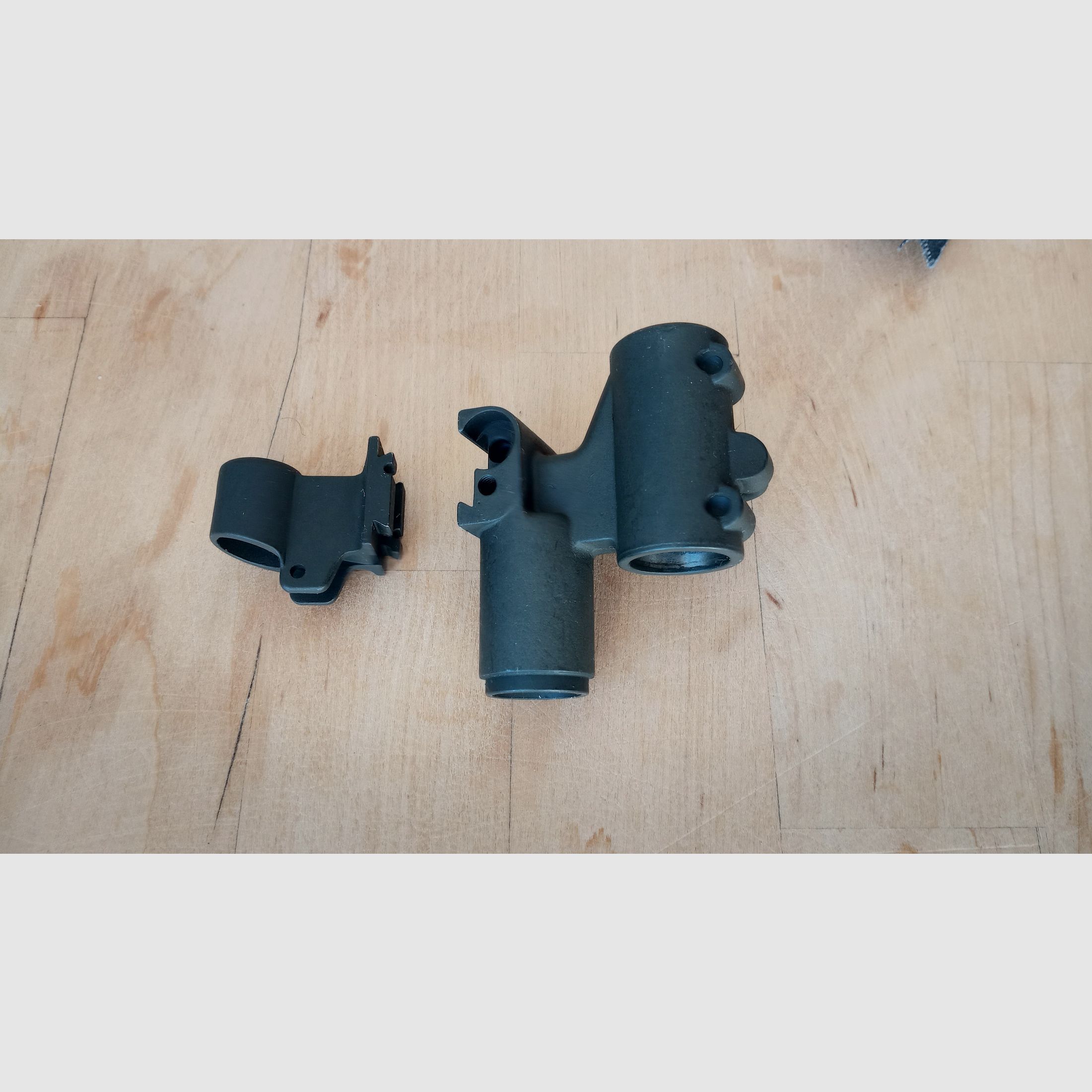 Unmontierter AK Combo Kornträger / Gasblock -> Perfekt für Zastava Iraqi Tabuk Build (Galil RK62 Vektor R4 R5 und Klone)