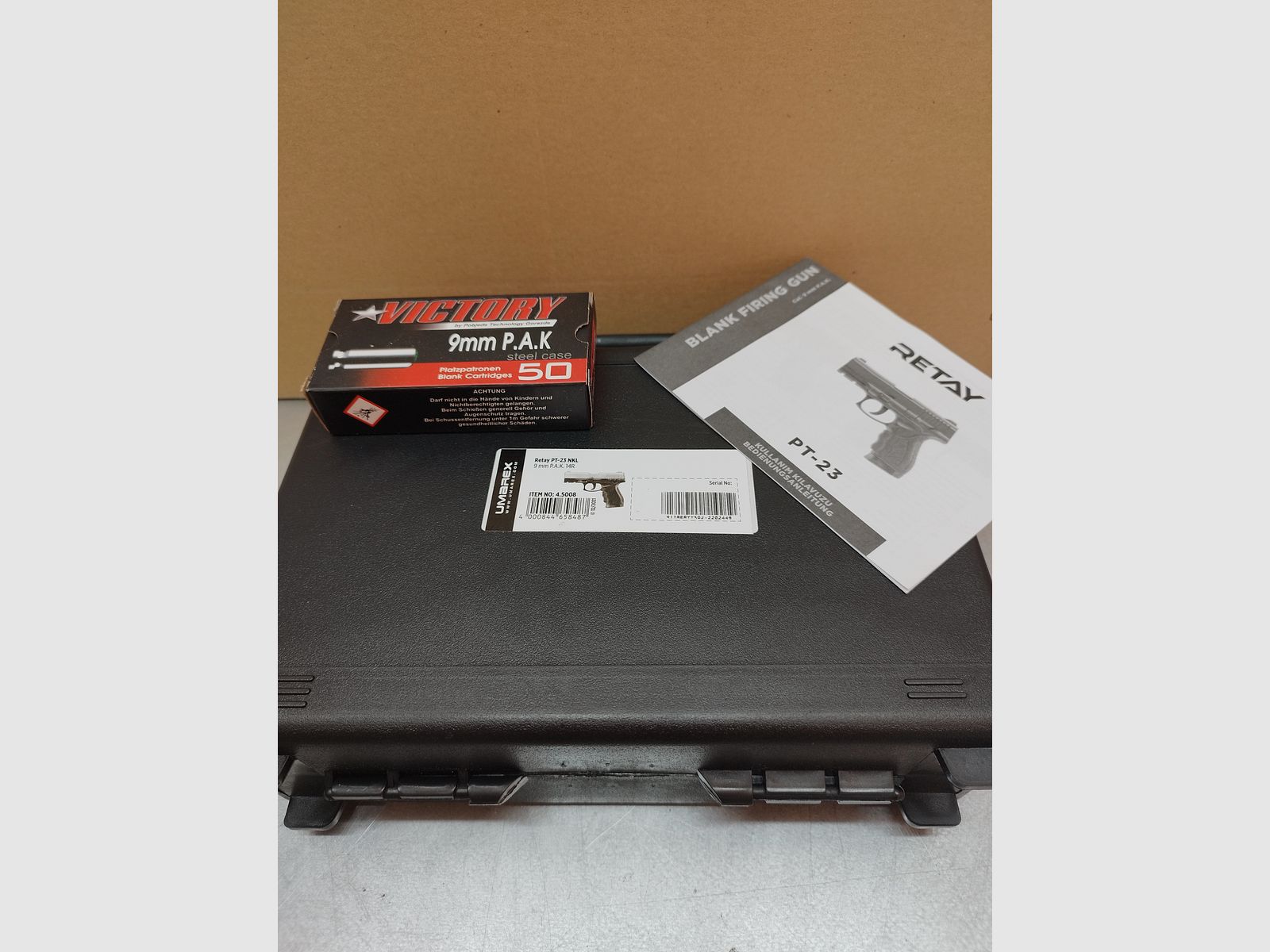 Retay PT-23 broń alarmowa 9mm PAK zestaw niklowy oferta !!Nowy towar!!