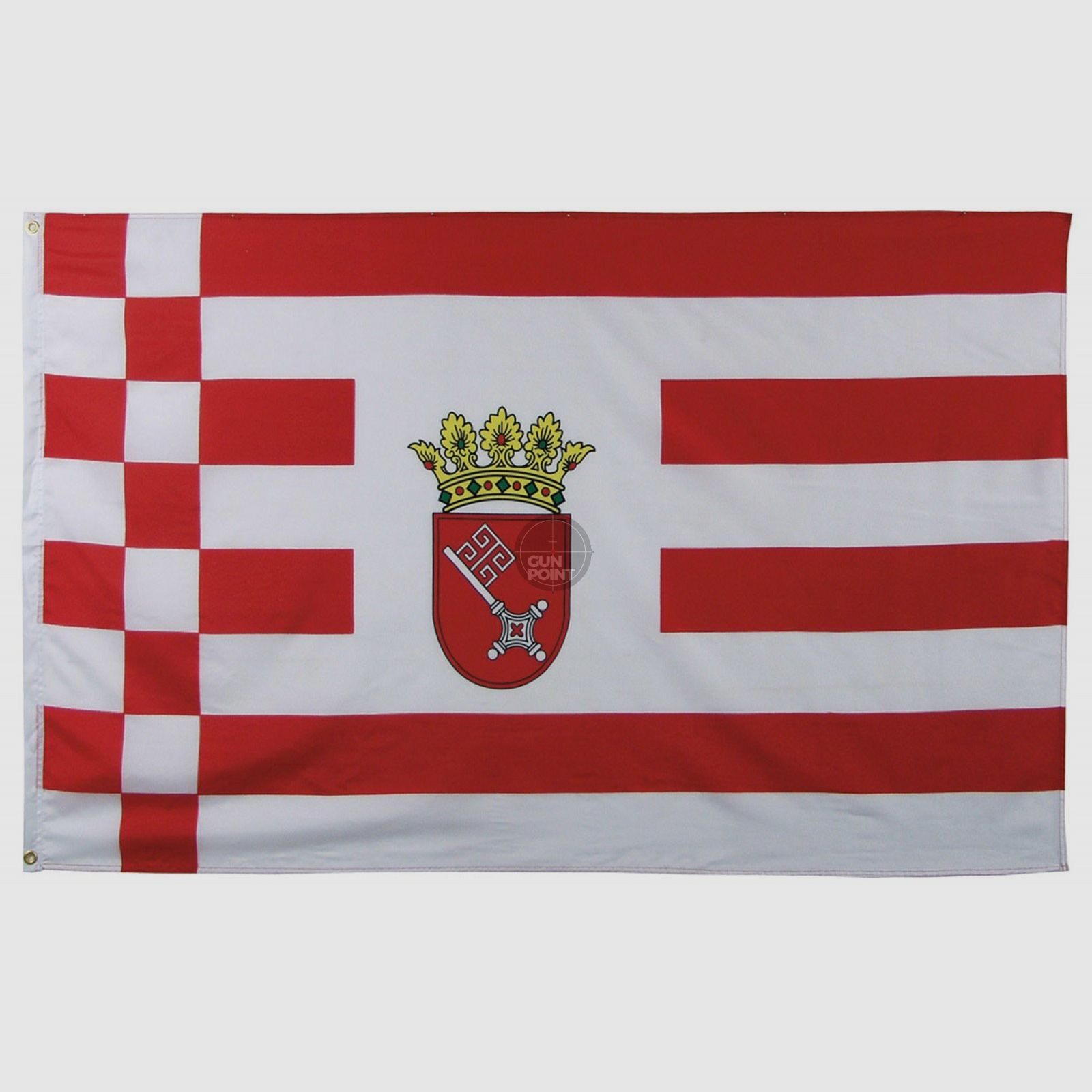 Flag, Bremen, Polyester, 90 x 150 cm