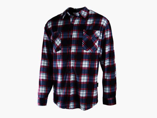 Blaue und rote Fleecejacke Treeland