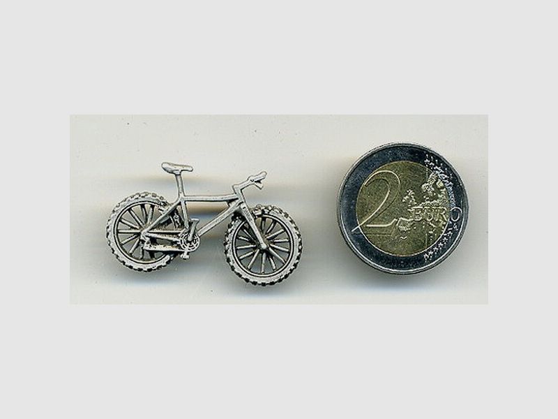 Bike als Metall-Anstecker