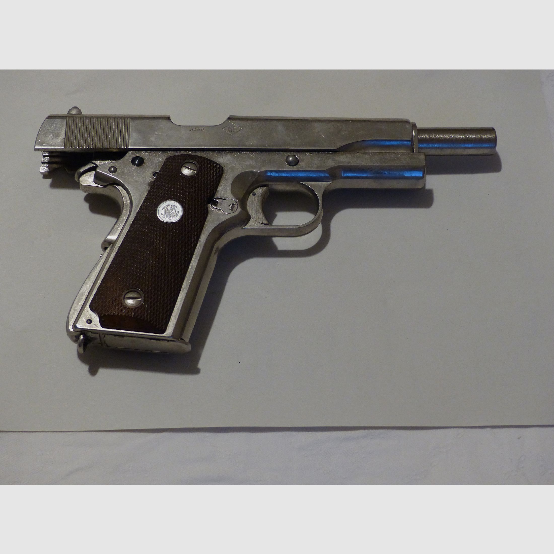 Colt Government Pistole M-1911A1-67 Cal. .45 ACP RMI Japan Vollmetall Deko 70er