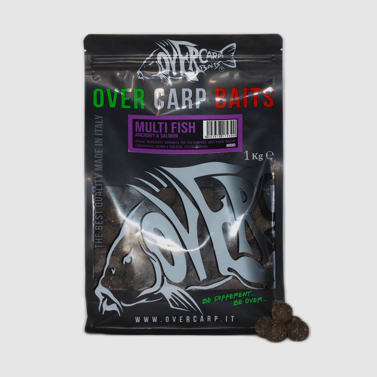 OVER CARP BAITS – BOILIES AFFONDANTE Multi Fish 1kg 20mm