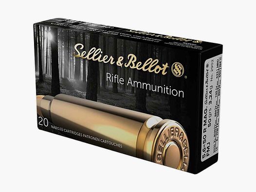 5,6x50 R Mag. Vollmantel 3,2g/50grs. Sellier & Bellot