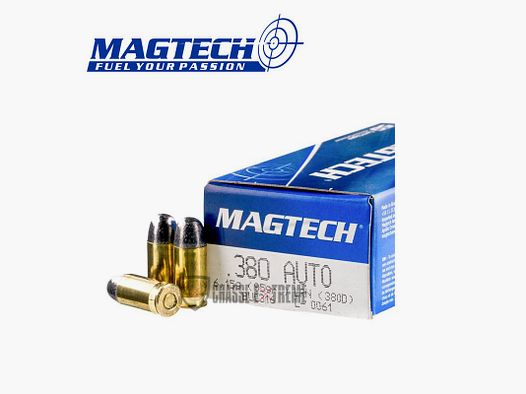 50 patronen MAGTECH kal. 380 Auto 95gr LRN