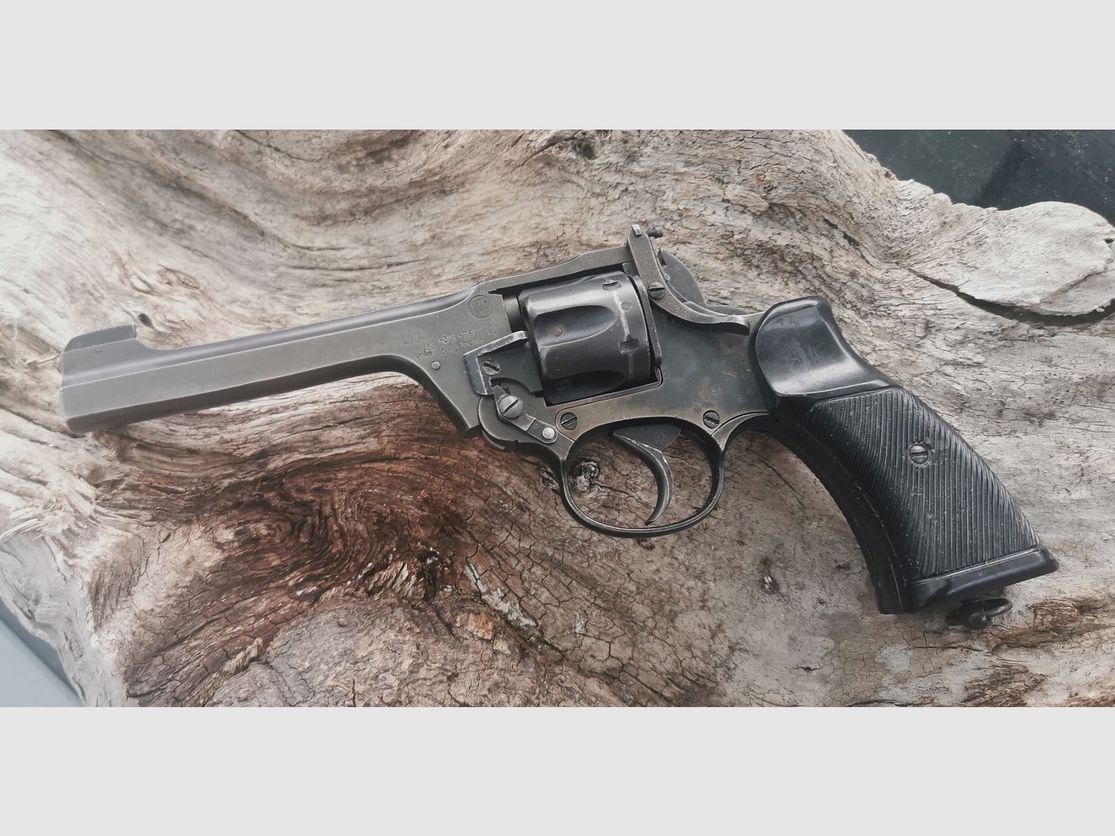 Enfield No.2 MK I WKII oryginalny przerobiony na 9mm R Knall wolny od 18 roku życia