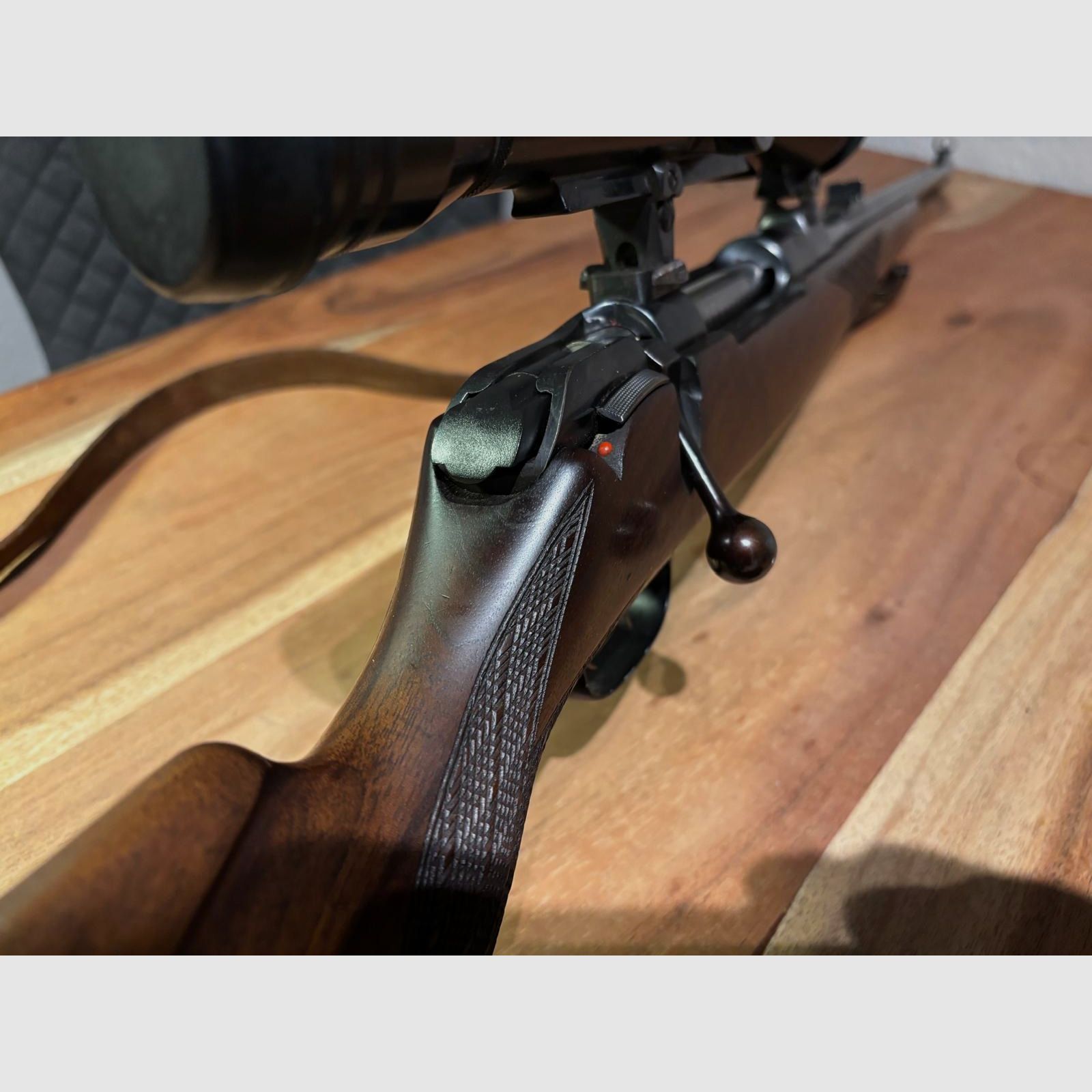Krico 700 repeating rifle 7x64 repeater + optics + magazine