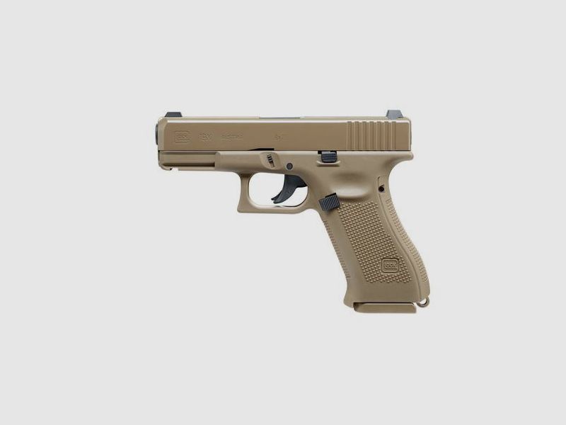 Glock 19X kal. 4,5 mm (.177) 2,0J non-Blowback FDE luchtpistool
