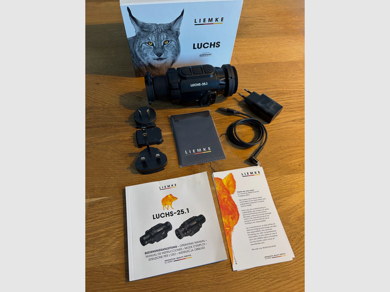Liemke Luchs 25.1 thermal imaging attachment