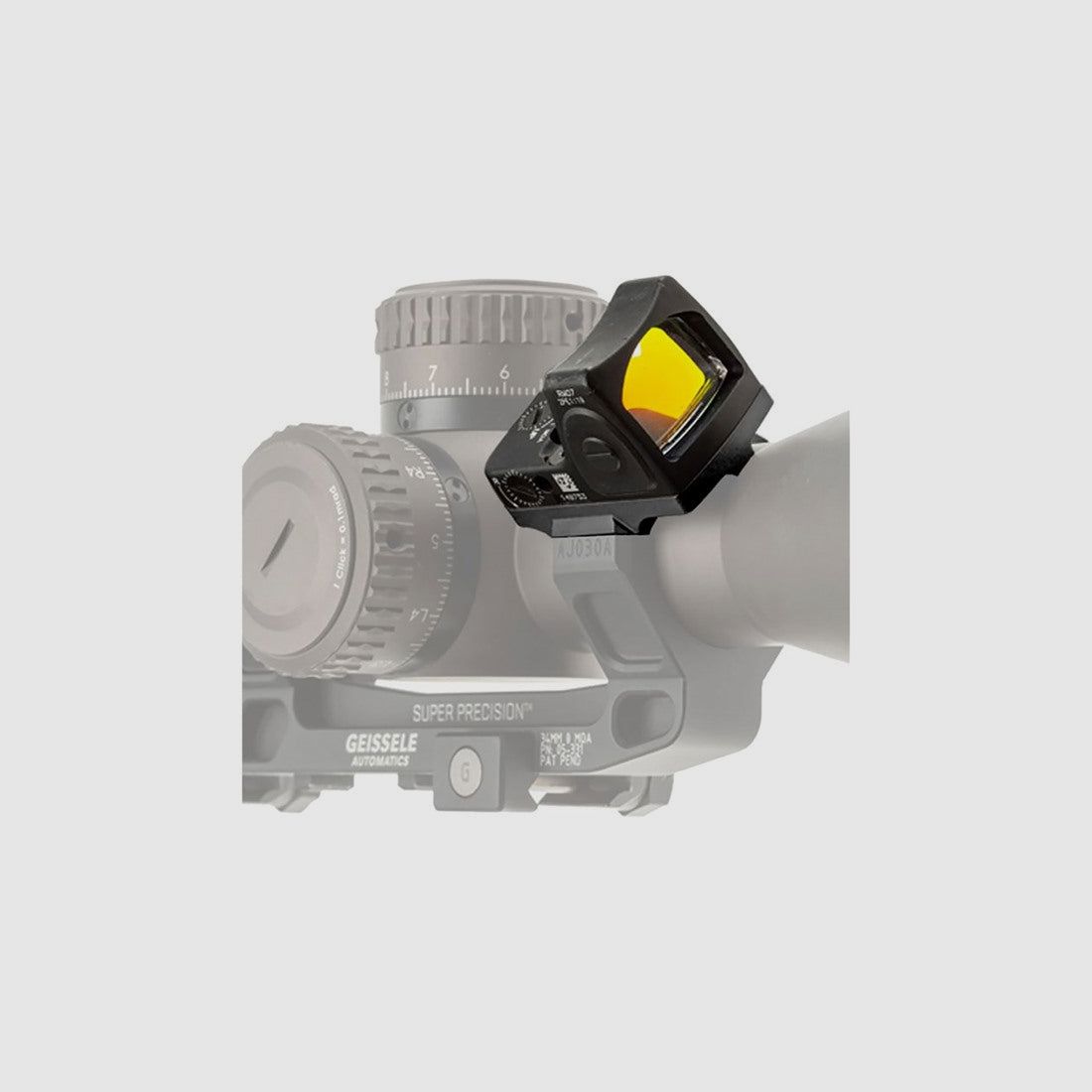 Reptilia Corp ROF-45 montage 30-mm Trijicon RMR/SRO, noir