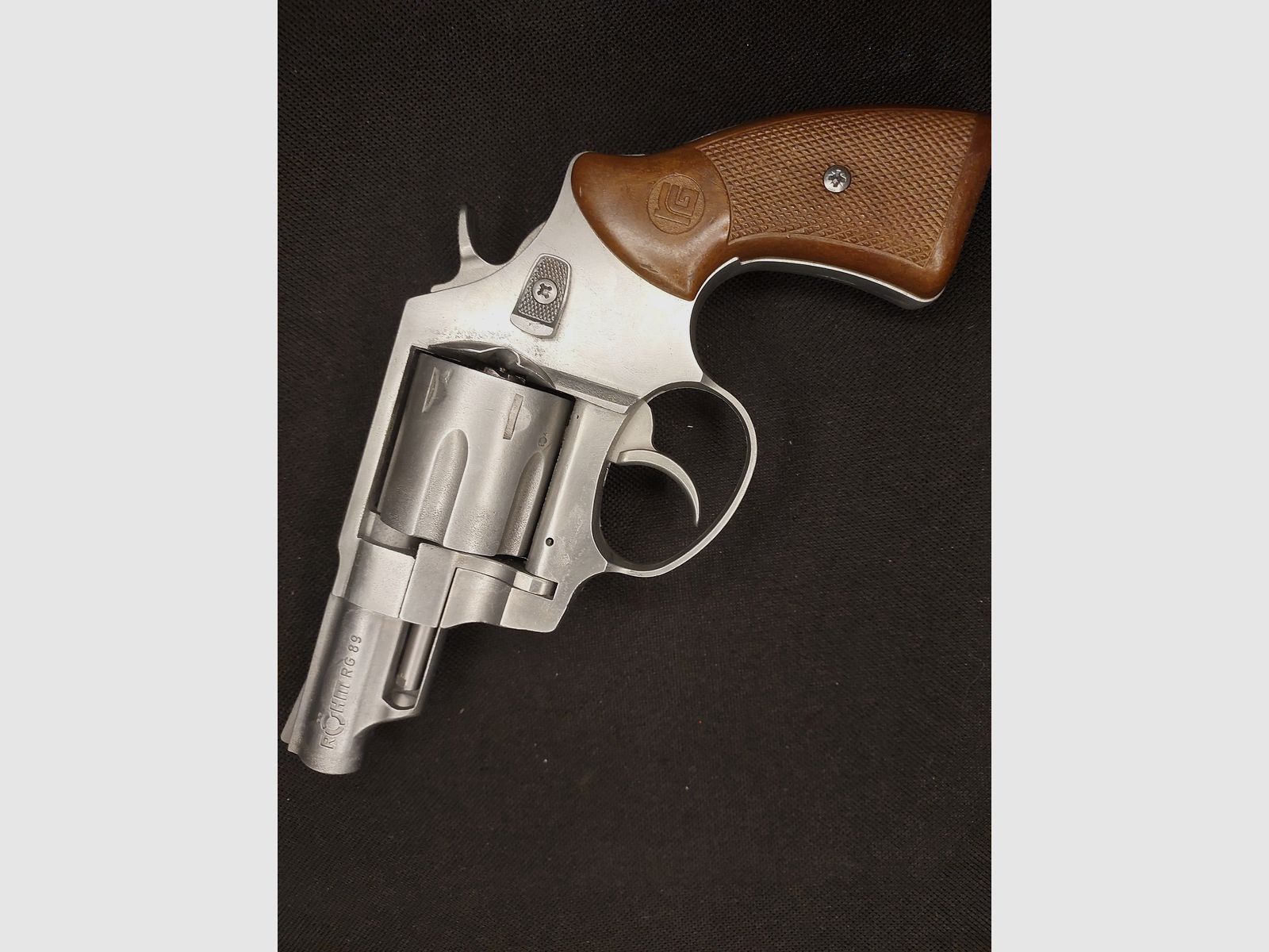 Röhm RG89 Schreckschuss Revolver Steel (PTB 451) Unikat!