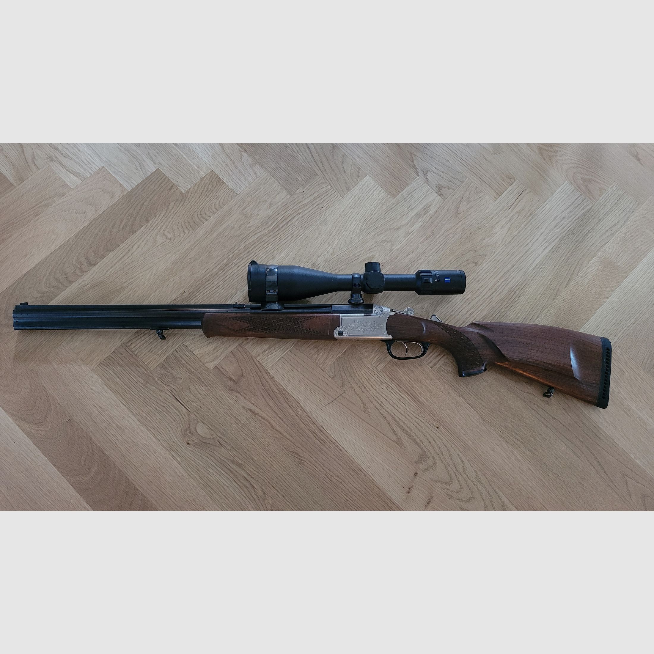 Blaser BD 880 Bockdrilling mit Zeiss Conquest V4 3-12x56
