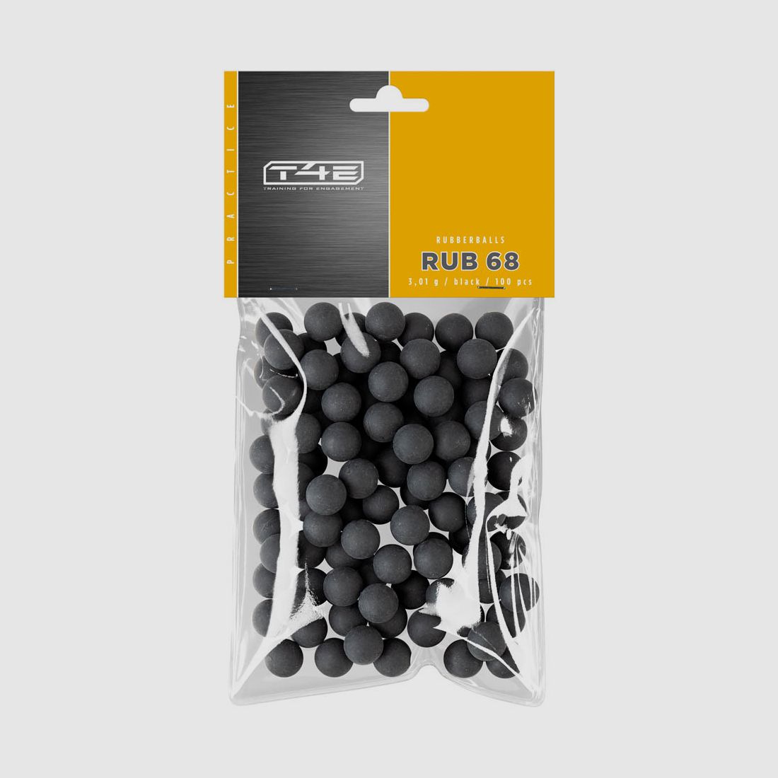 T4E Practice RUB 68 Gummigeschosse 100 Schuss Kaliber .68