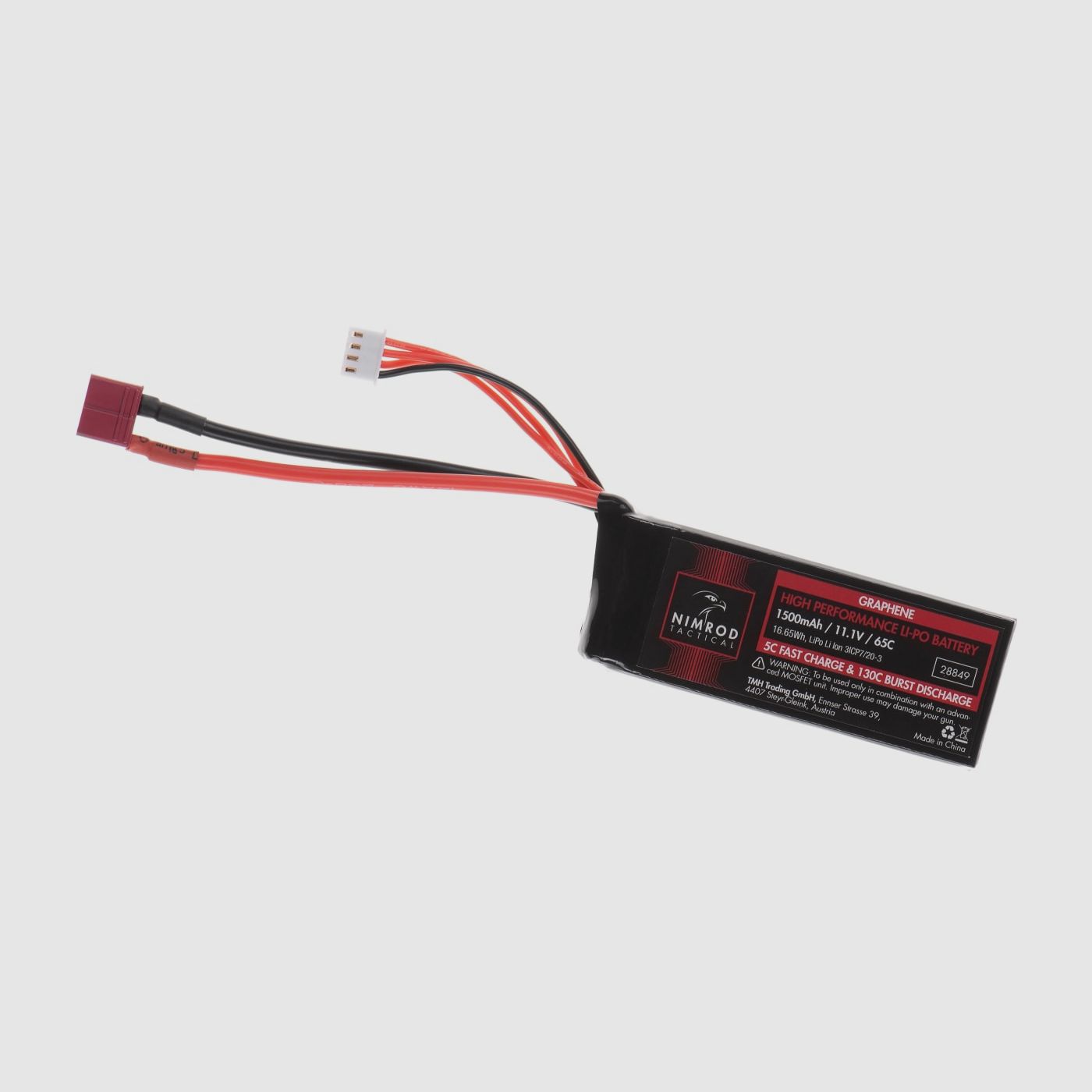 Lipo 11.1V 1500mAh 65C Graphene T-Plug | Nimrod